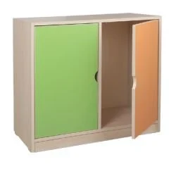 2 Kapaklı Dolap anaokulu ve kreş sınıf dolabı
