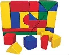 22 parçalı renkli sünger blok takımı, anaokulu ve kreşler için yumuşak eğitici lego seti