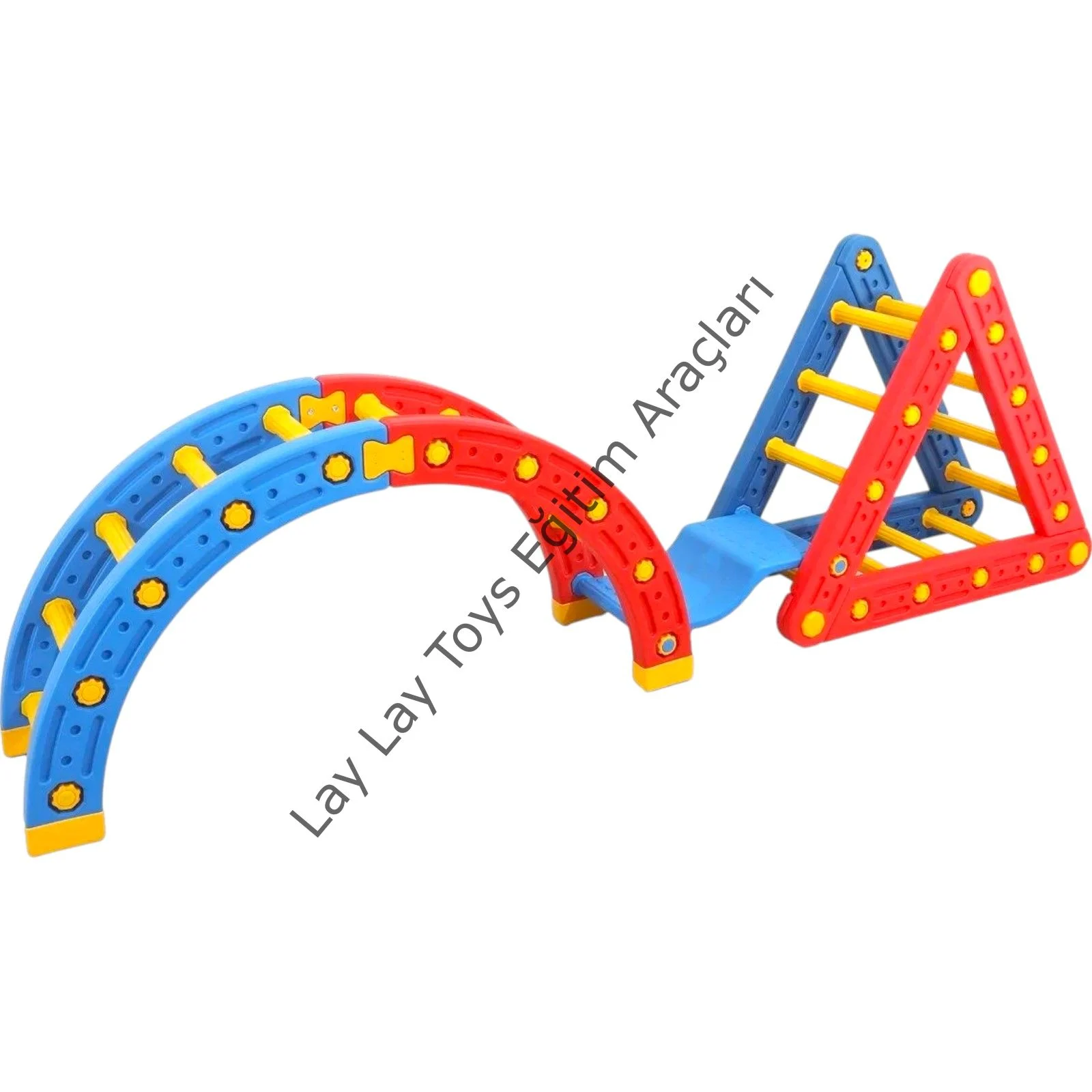 Anaokulu aktivite parkuru çocuklar için eğitici iç ve dış mekan oyun alanı