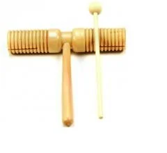 Anaokulu için ikili ses bloğu ritim aleti