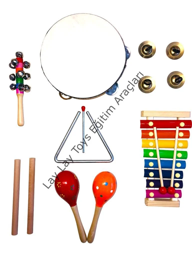 anaokulu için 10 parça eğitici müzik aleti oyuncak seti