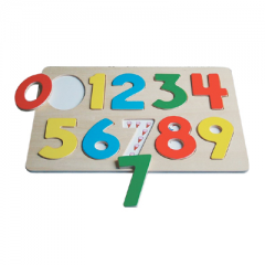 Çocukların rakam kavramını öğrenmesi için eğitici rakam tablosu