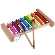 Anaokulu için eğitici renkli ksilefon ritim ve melodi aleti