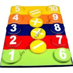 anasınıfı ve kreşler için eğitici matematik oyun minderi