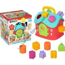 Bultak ev plastik şekil eşleştirme zeka oyunu