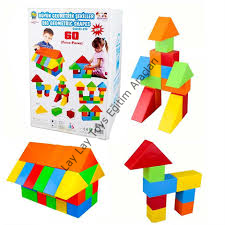 anaokulu için büyük geometrik şekiller 30 parça eğitici set