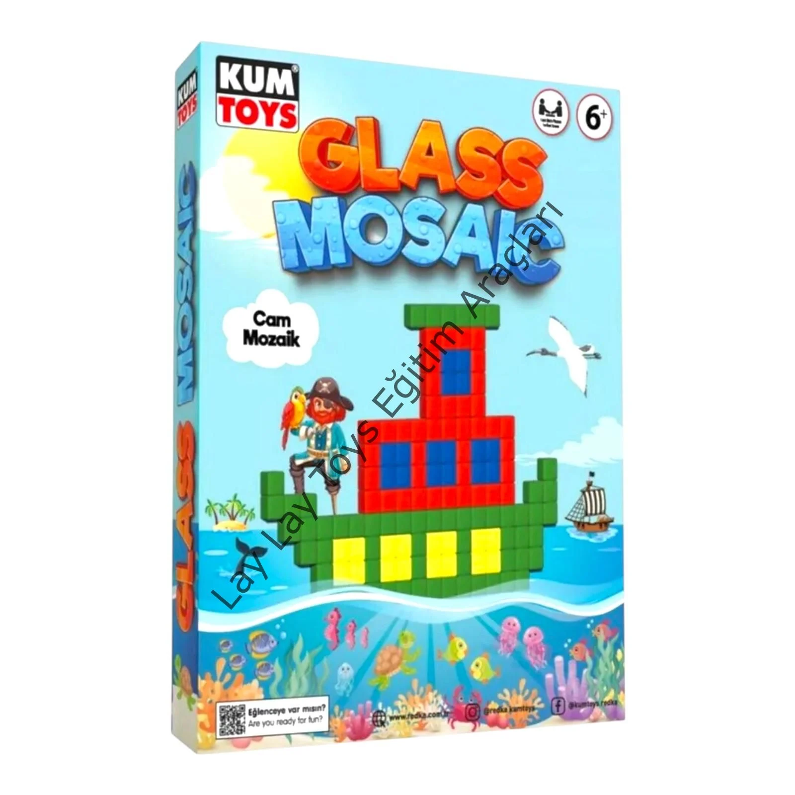 Cam mozaik oyunu anaokulu ve kreşler için zeka geliştirici eğitici set