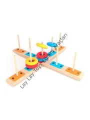 Anaokulu ve kreş için dikkat ve motor becerisi geliştirici uzaklık kavrama oyunu