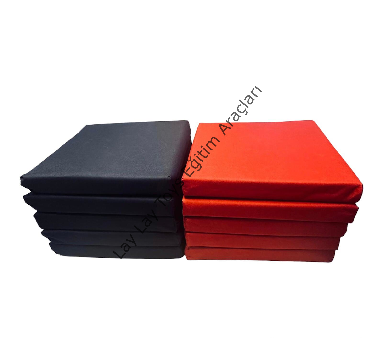 anaokulu için çocuk kare minder seti 10 parça antibakteriyel minder