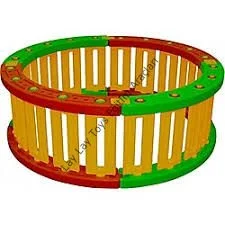 anaokulu için plastik daire çocuk top havuzu oyun alanı