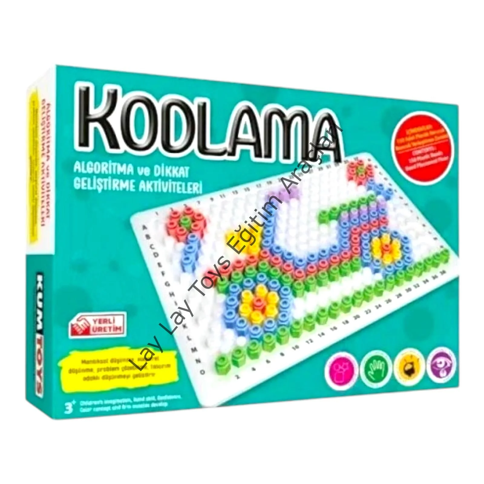 Coding kodlama oyunu anaokulu için algoritma ve dikkat geliştirici eğitici oyun