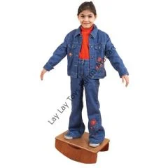 Küçük denge sehpası rehabilitasyon ve motor gelişim ekipmanı