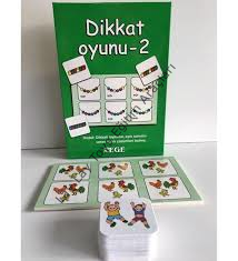 anaokulu için dikkat ve hafıza geliştirici akıl oyunu