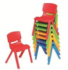 anaokulu için 30 cm çocuk dolgu plastik sandalye kırılmaz renkli sandalye