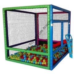 anaokulu ve kreş için 200x200 cm fileli çocuk top havuzu