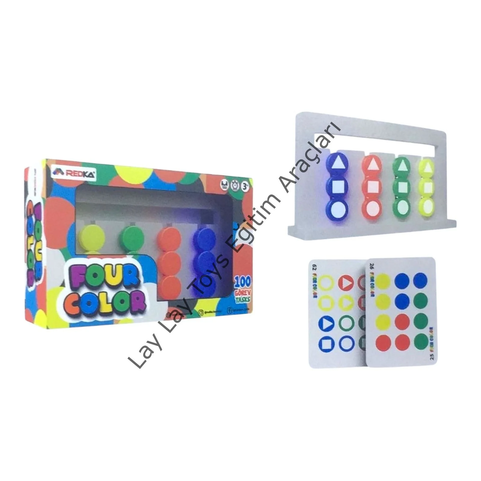 Four Color dört renk oyunu anaokulu için mantık ve hafıza geliştirici eğitici oyun