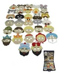 anaokulu ve kreş için insan ve hayvan kukla 32’li set el kuklası