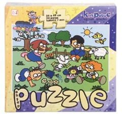 Mevsimler Puzzle İlkbahar 20 parça ahşap anaokulu puzzle