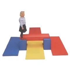 Modüler sünger oyunu 7 parçalı anaokulu ve kreş oyun grubu