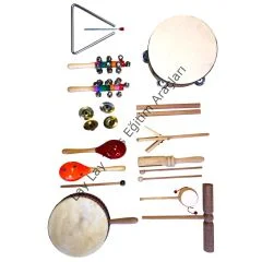 anaokulu için 15 parçalı çocuk müzik aleti seti eğitici ritim oyuncakları