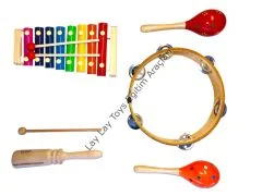 5 parça CE sertifikalı anaokulu müzik aleti seti