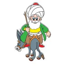 Nasrettin Hoca ve Eşşeği Figürü anaokulu ve kreş duvar süsü