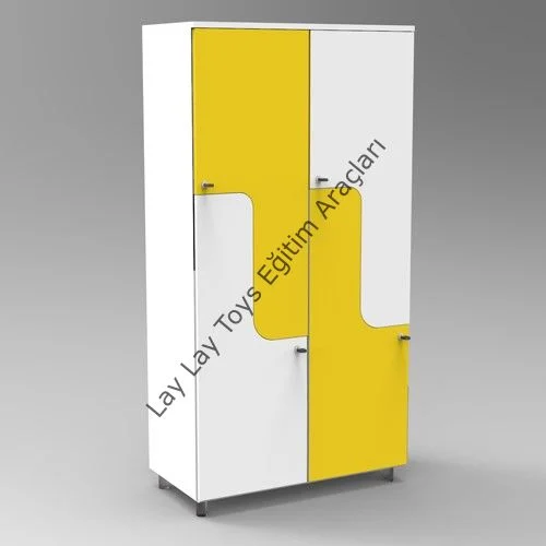 Öğrenci dolabı kilitli z kapaklı anaokulu ilkokul ve lise okul dolabı