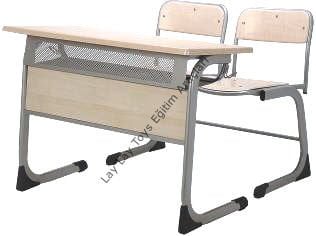 Çift kişilik okul sırası werzalit ilkokul ve lise için öğrenci sırası