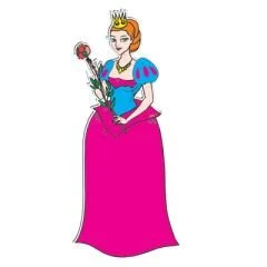 Pamuk Prenses Figürü anaokulu ve kreş duvar süsü