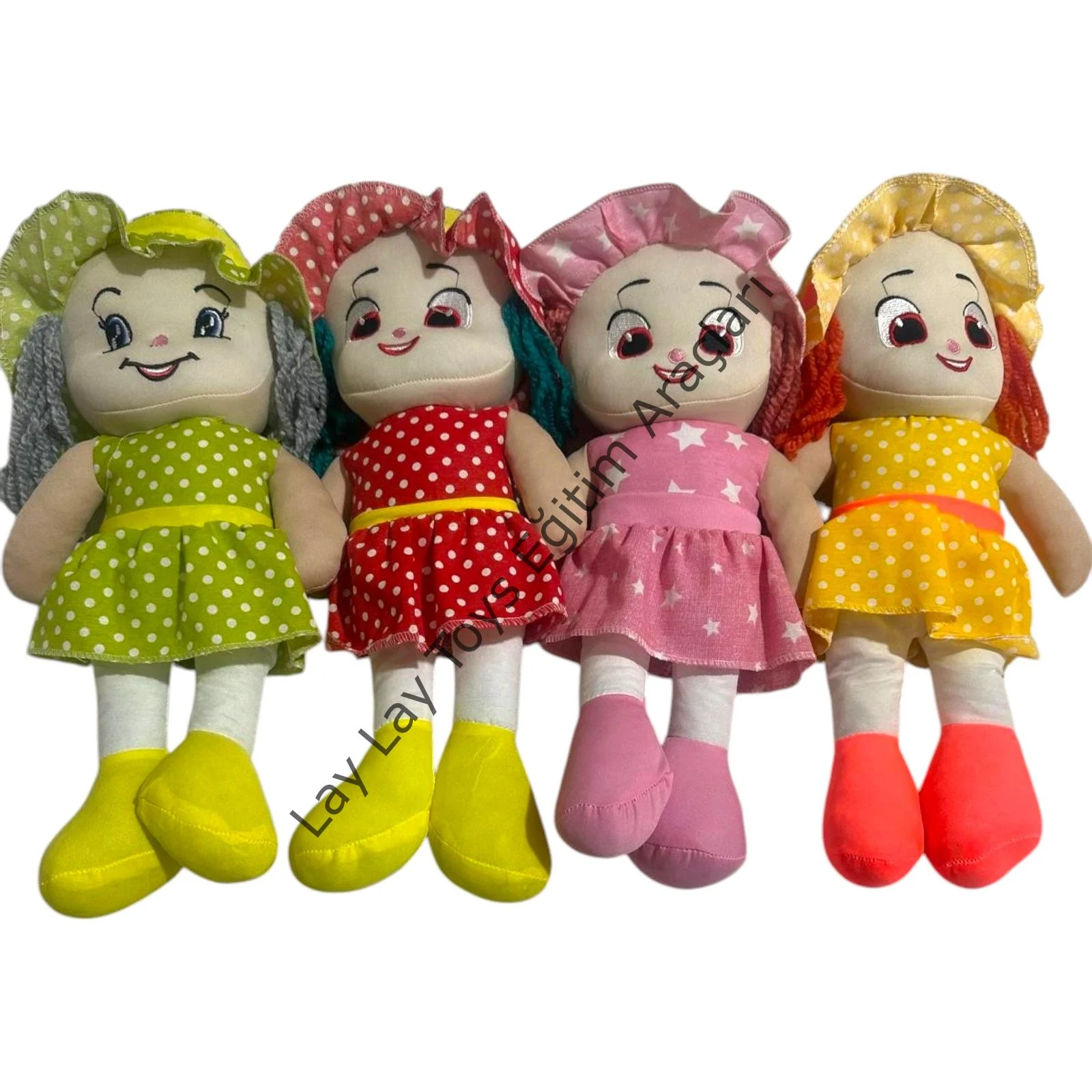 Anaokulu için peluş bez bebek 40 cm