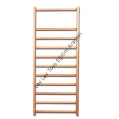 Ahşap duvar monte tırmanma merdiveni spor ekipmanı