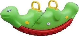 anaokulu için tırtıl figürlü çocuk tahterevalli bahçe oyun aracı