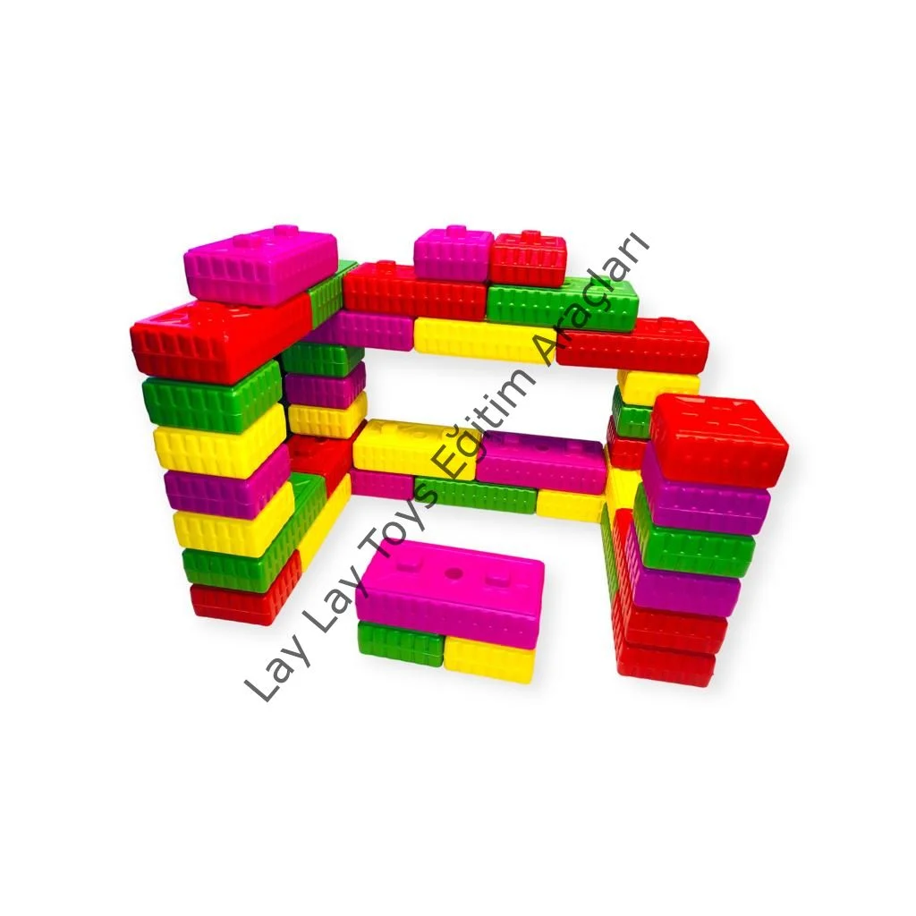 Tuğla blok 40 parça büyük boy lego seti