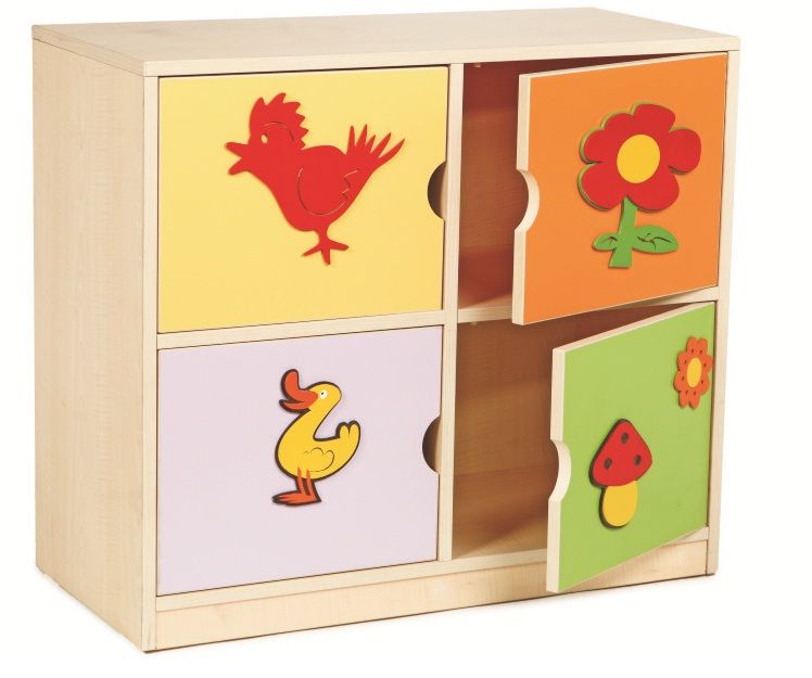 Kreş Dolabı (4 kapaklı)