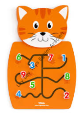 Kedi Figürlü Duvar Oyunu