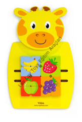 Zürafa Figürlü Duvar Oyunu