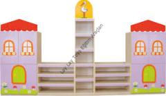 Çatılı Ev Figürlü Dolap Seti