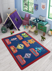 Geometrik Şekiller Halı (İngilizce) 140x190 cm