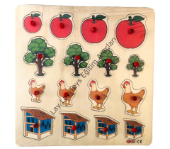 Büyükten Küçüğe Sıralama (33*33 cm)