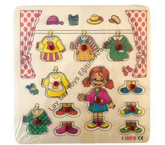 Giysi Değiştirme Puzzle (30*30 cm)