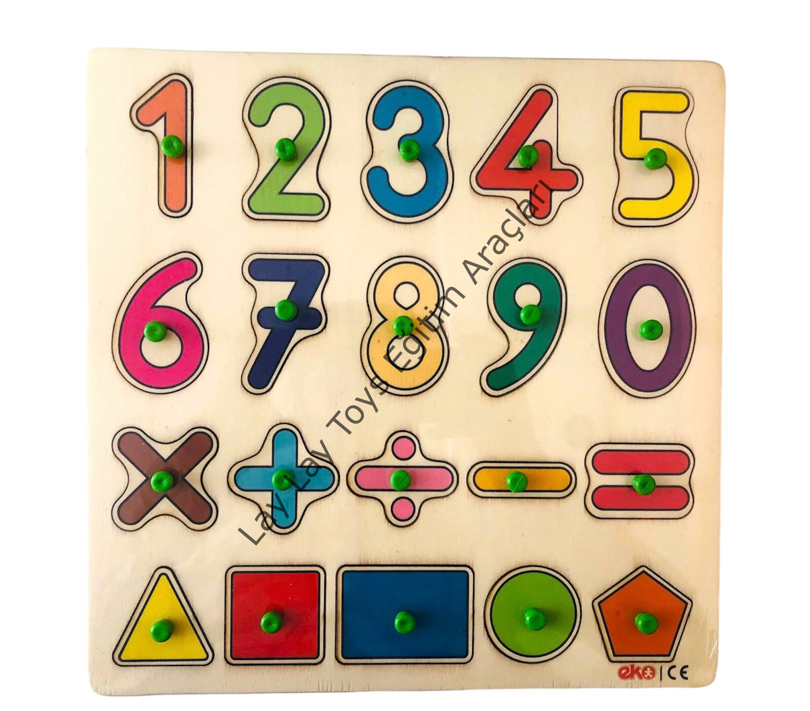 Matematik Öğreniyorum Puzzle Kuplu (33*33 cm)