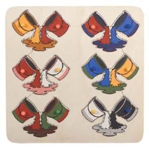 Renk Karıştırma Oyunu Kulplu (33*33 cm)