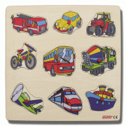Taşıtlar Puzzle (30*30 cm)