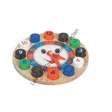 Dairesel Saat (Ahşap)