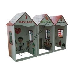 Ahşap Üçlü Tamir-Mutfak-Hastane Köşesi