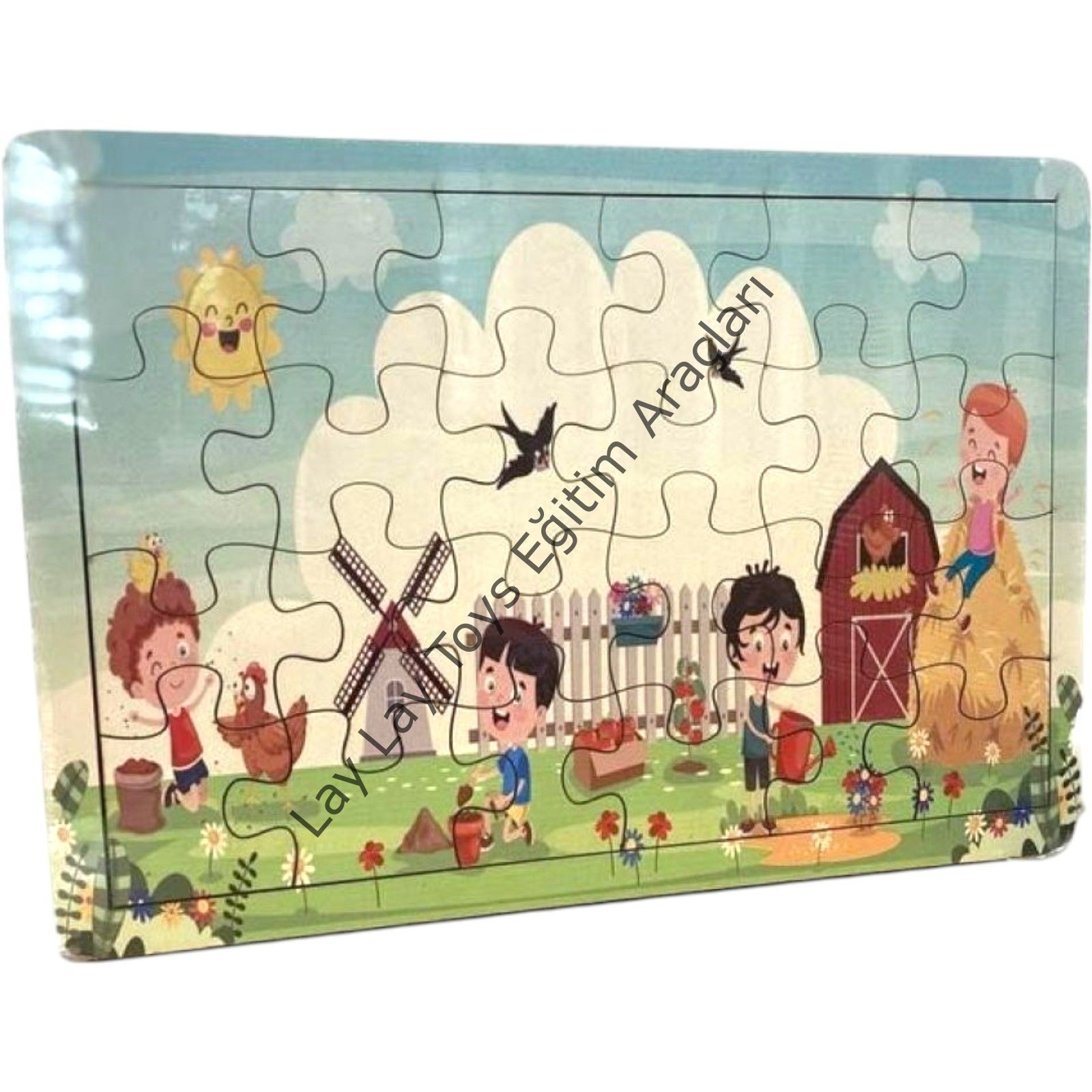 Ahşap Çiftlikte Tatil Puzzle 24 Parça