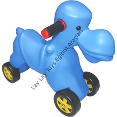 Tekerlekli Afacan Köpek (Mavi)