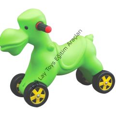 Tekerlekli Afacan Köpek (Yeşil)