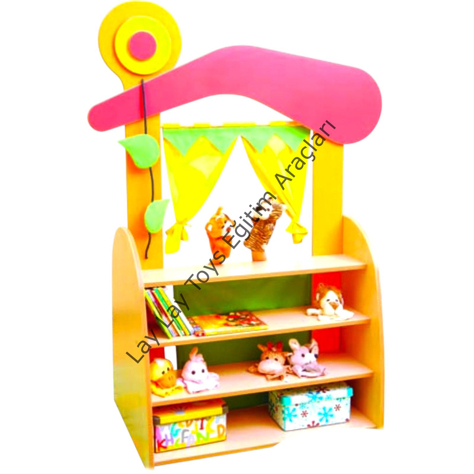 Anaokulu Dolaplı Kukla Sahnesi