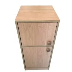 Ahşap Kayın Renkli Mini Buzdolabı (90x60x40 cm)